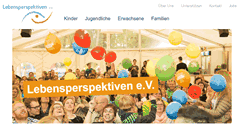 Desktop Screenshot of lebensperspektiven-ev.de